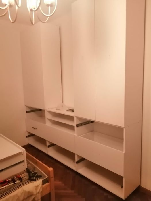 Meblościanka duża biała