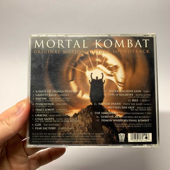 CD Mortal Kombat (Original Motion Picture Soundtrack) 1995