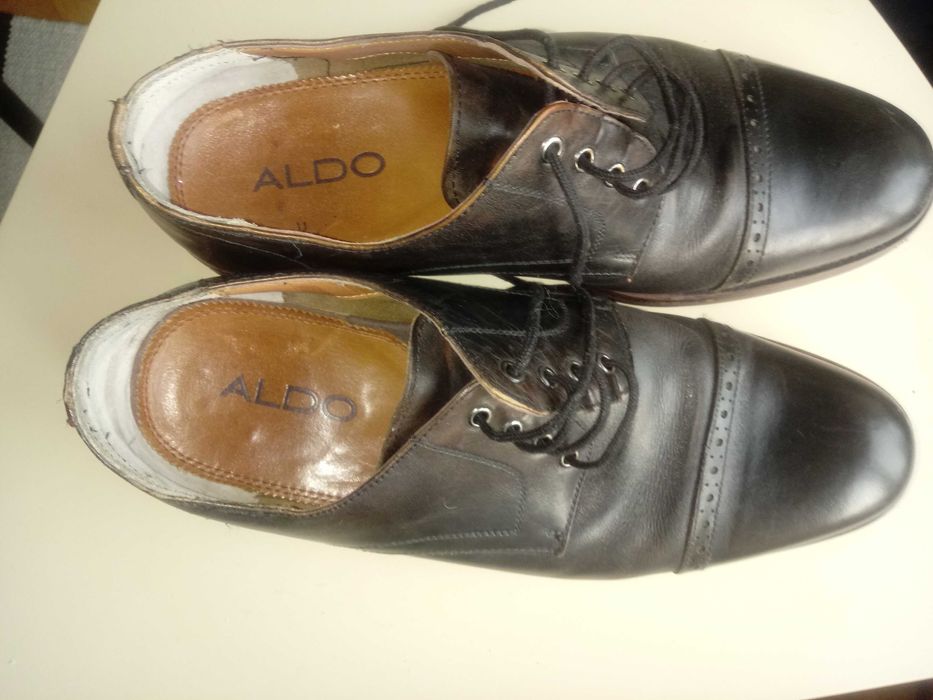 Buty meskie Aldo r 42 ciemny braz