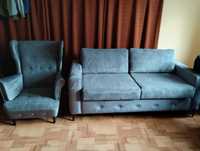 stylowa sofa + fotel