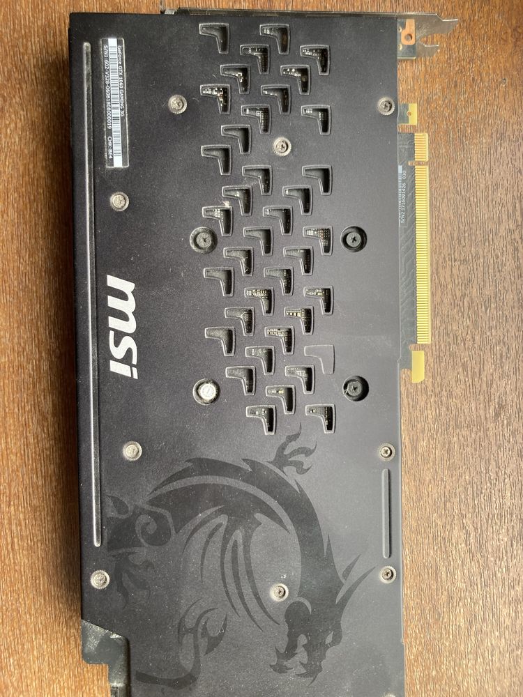 Видеокарта MSI PCI-Ex GeForce GTX 1060 Gaming 3GB GDDR5