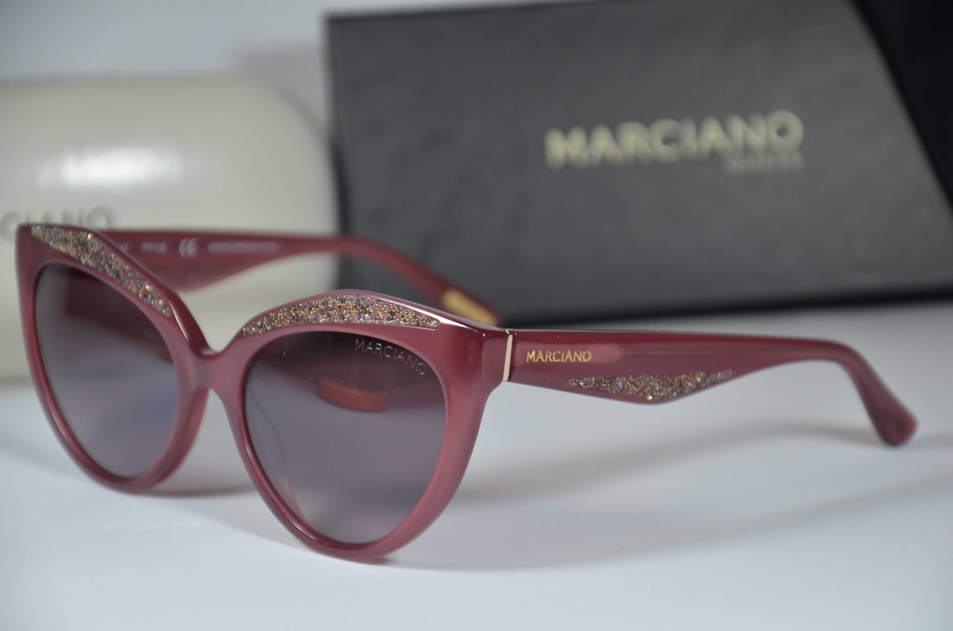 Okulary Damskie Guess by Marciano GM0776 Różowe Fioletowe kocie oczy