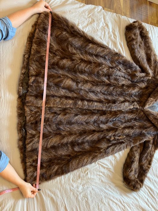 Futro z norek naturalne