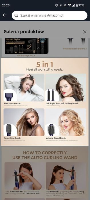 Zestaw do stylizacji włosów ukliss 5in 1