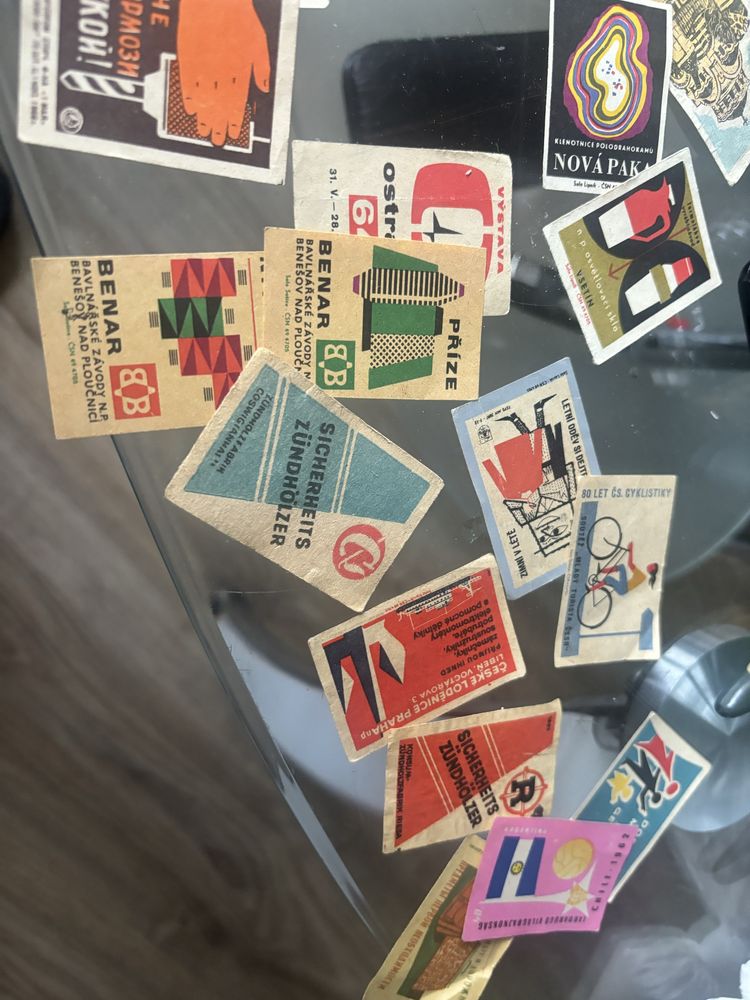 Etykiety zapalczane 70 sztuk za jedna cene