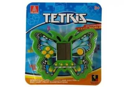 Gra elektroniczna tetris motyl zielony