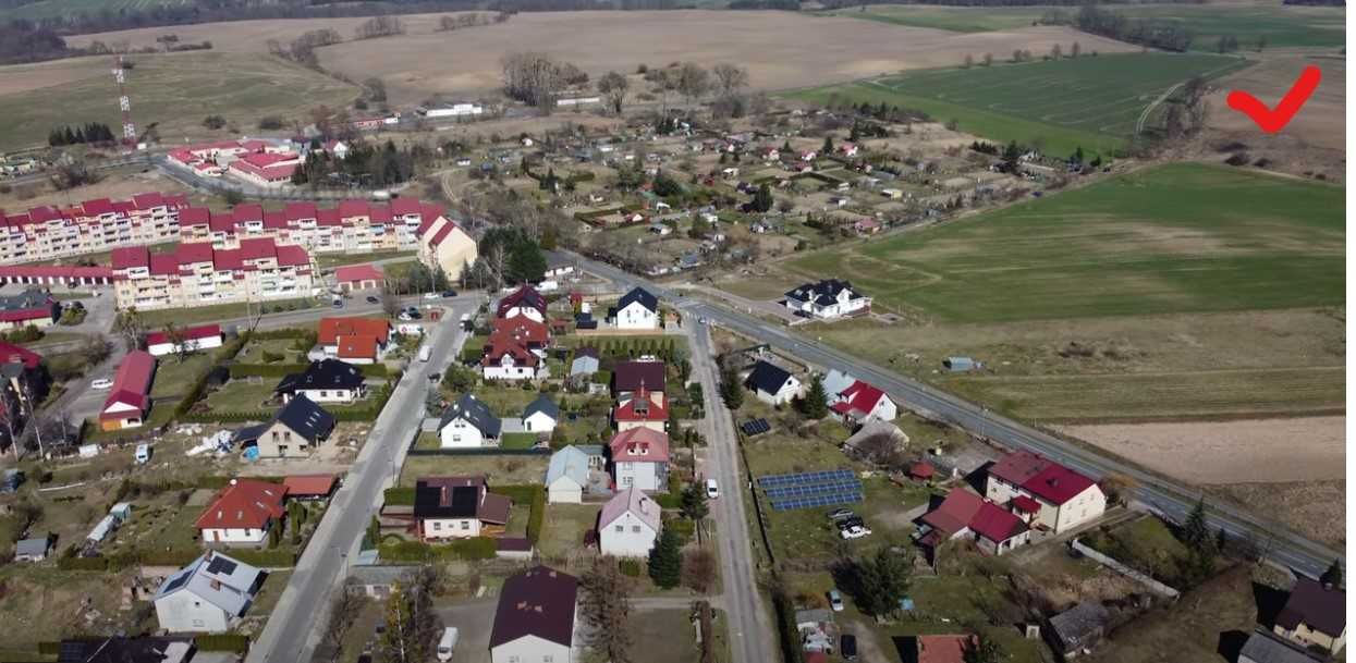 Warunki Zabudowy - działka na wzgórzu z widokiem na miasto Cedyni/5HA