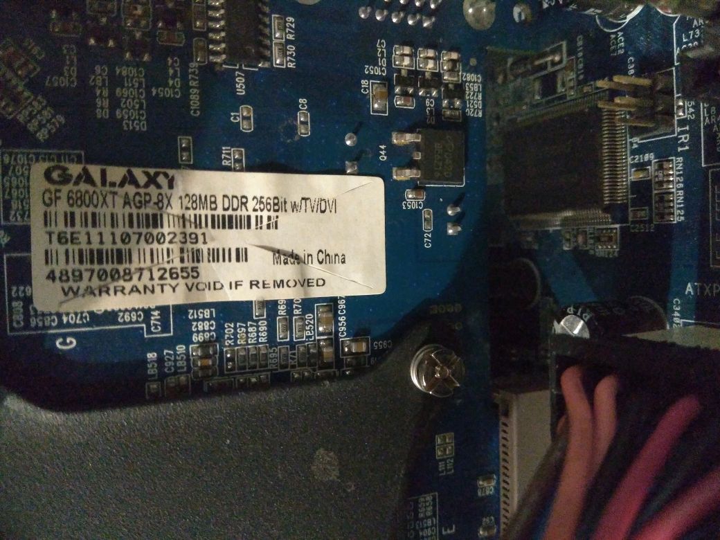 Karta graficzna AGP NVIDIA 6800