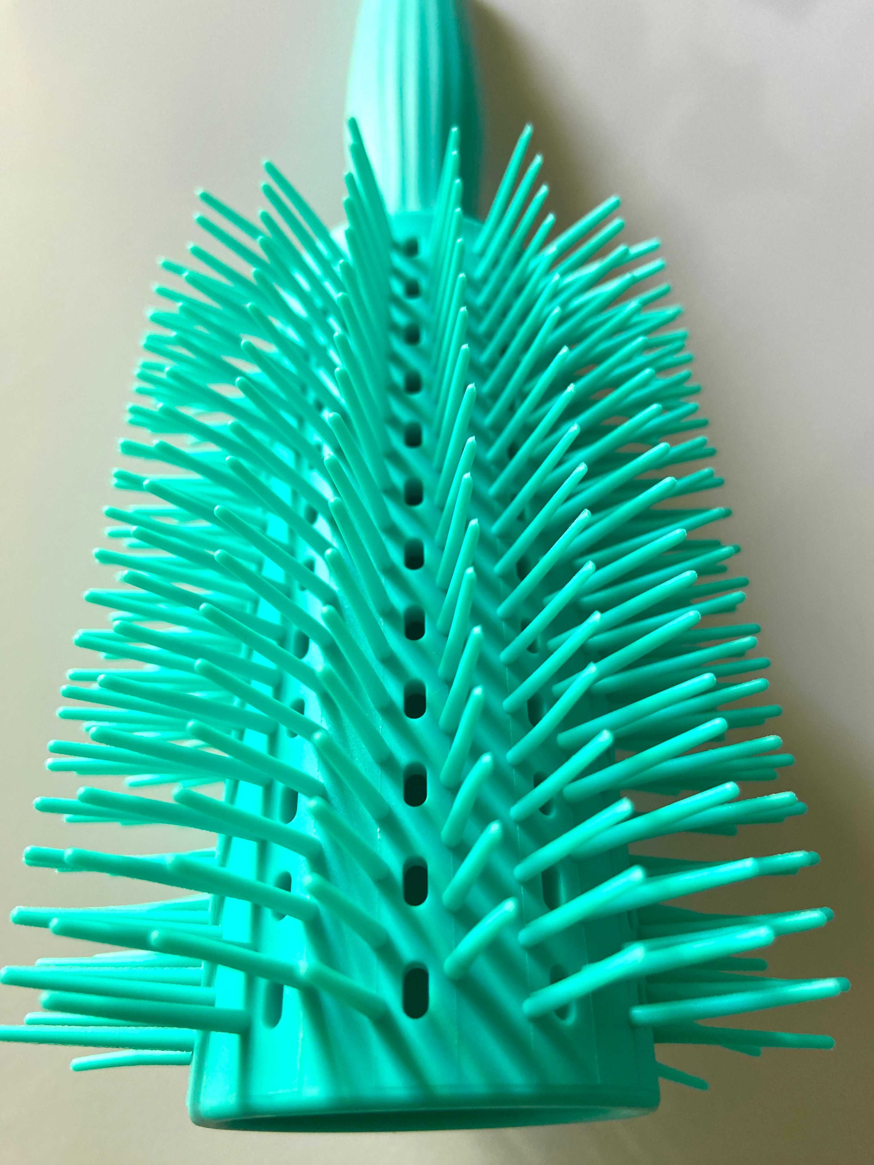 Escova de cabelo redonda de silicone