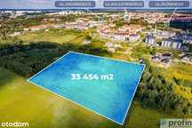Działka budowlana 3.34 ha MPZP osiedle Generałów Olsztyn