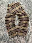 Szalik w kratę Barbour Lambswool