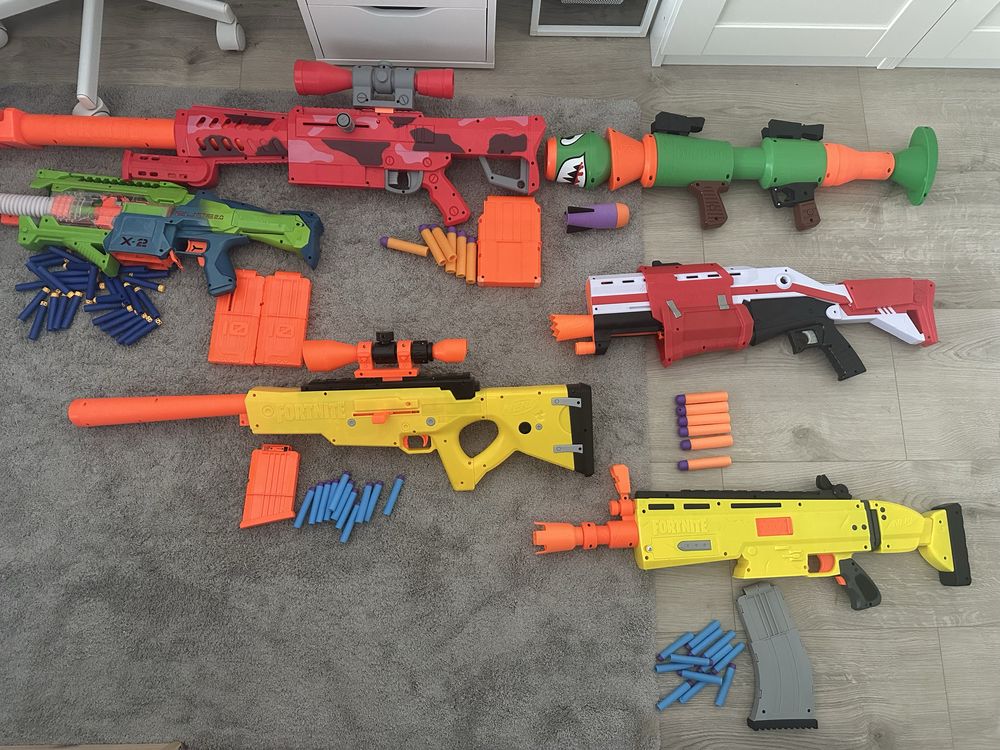 Nerf zestaw lub pojedyncze sztuki
