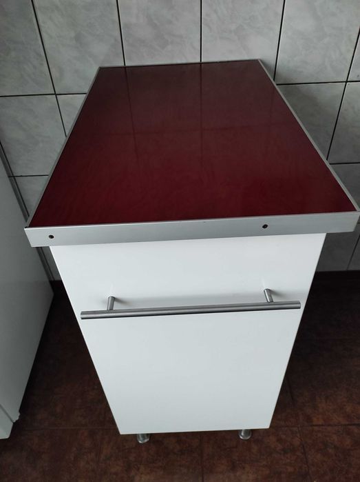 Szafka kuchenna, łazienkowa z szufladami i blatem 40cm kargo zestaw