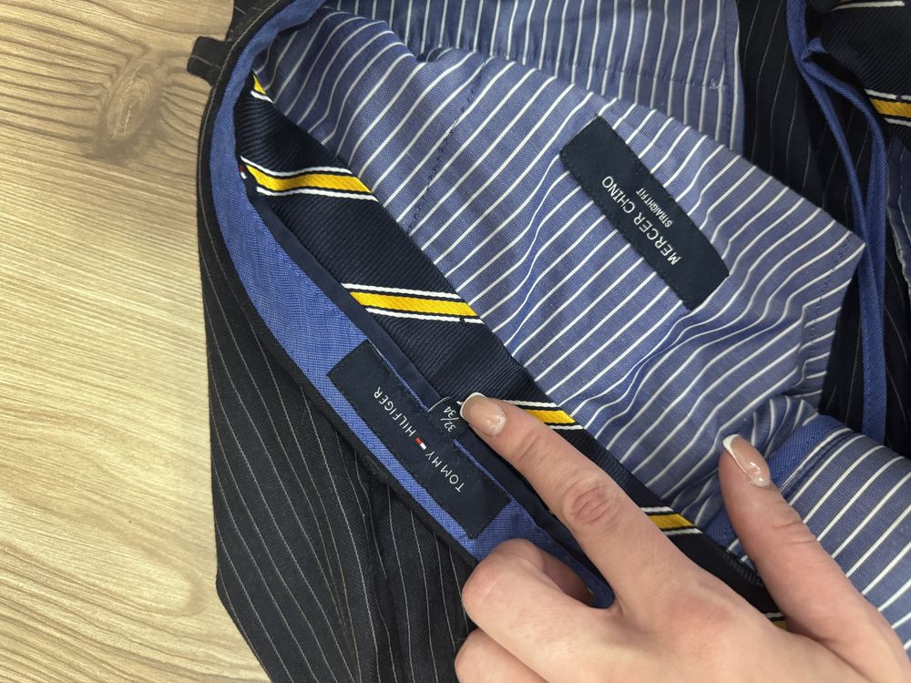 мужские брюки чиносы tommy hilfiger