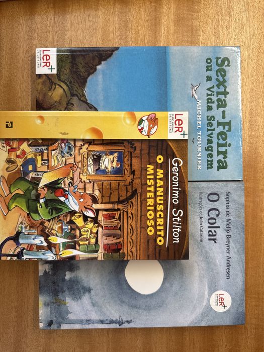 O colar, Sexta feira ou a vida selvagem e Geronimo Stilton