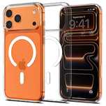 Etui Spigen Liquid Crystal MagSafe na iPhone 17 Pro - przezroczysto-bi