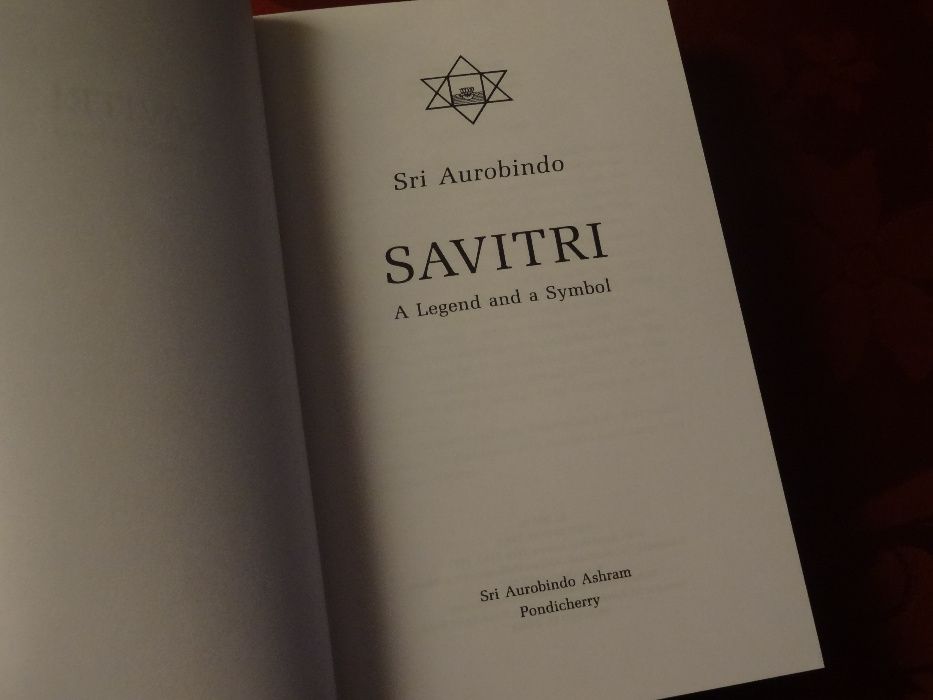 SRI AUROBINDO – ‘SAVITRI. A Legend and a Symbol’ ∟ 1 Vol. | 1993