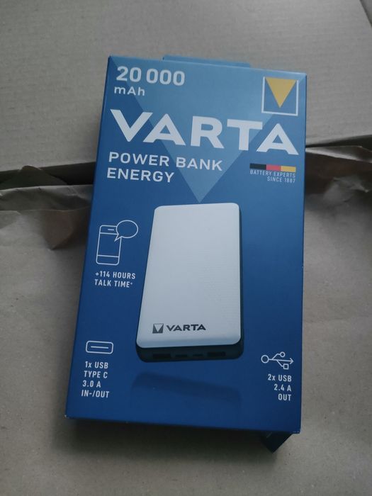 Павербанк Varta 20000 mAh (новий)