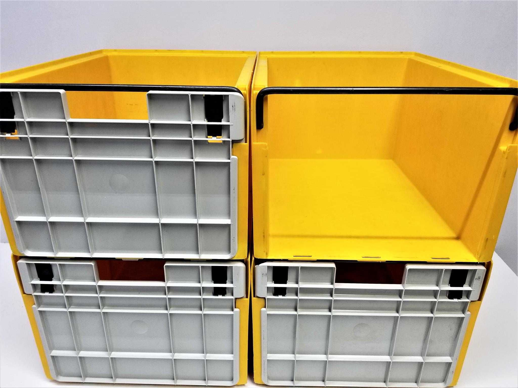 Pojemnik Plastikowy Kuweta Skrzynka Regał Kosz Magazynowy Transportowy