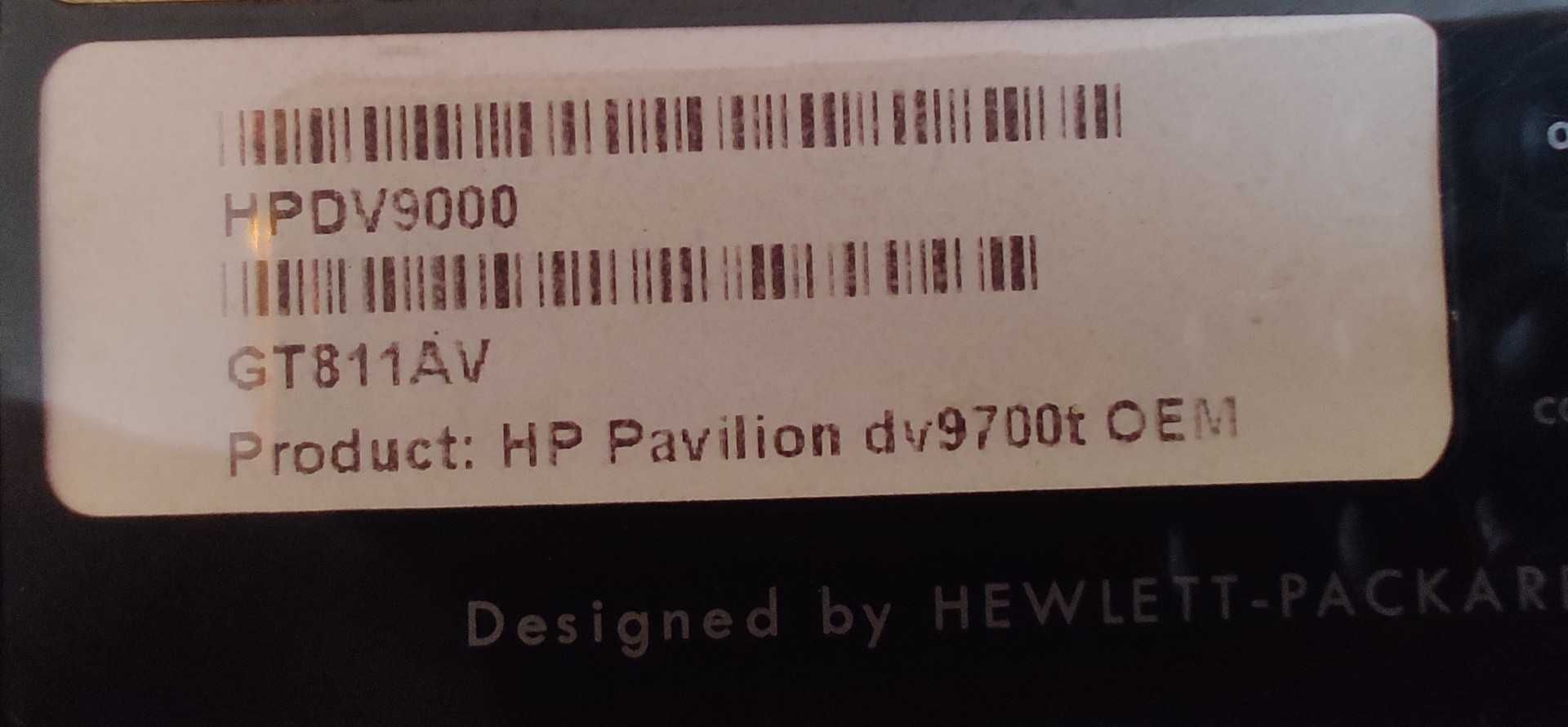 laptop HP pavilion 9700