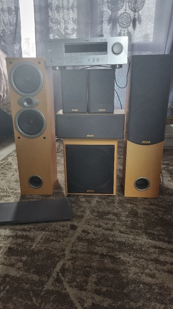 Kino domowe 5.1 Koda,Subwoofer, amplituner