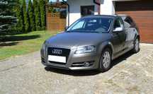 Audi A3 8P Sportback,237800 km,1 właściciel,5 drzwi,1,6 TDi 105KM,Bezwypadkowy