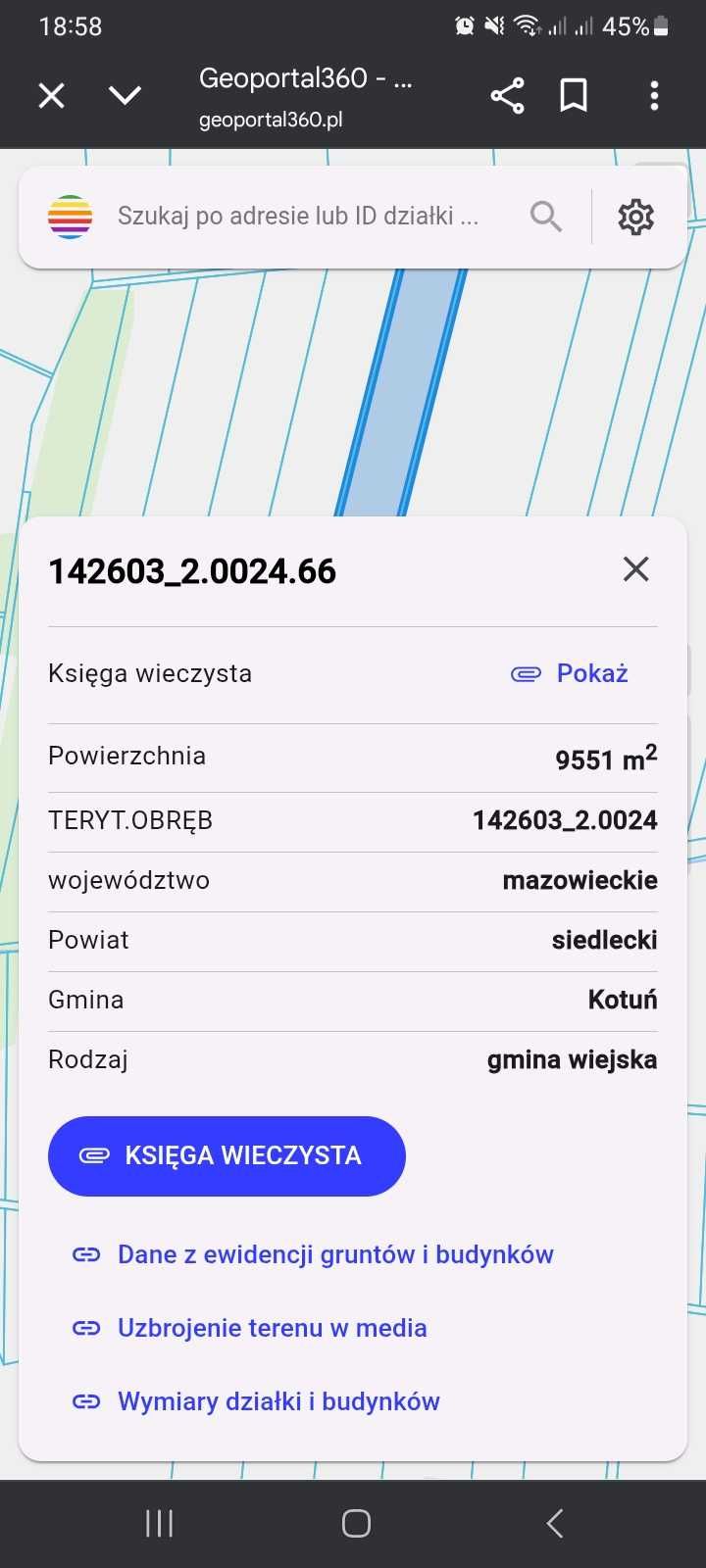Sprzedam ziemię klasy V