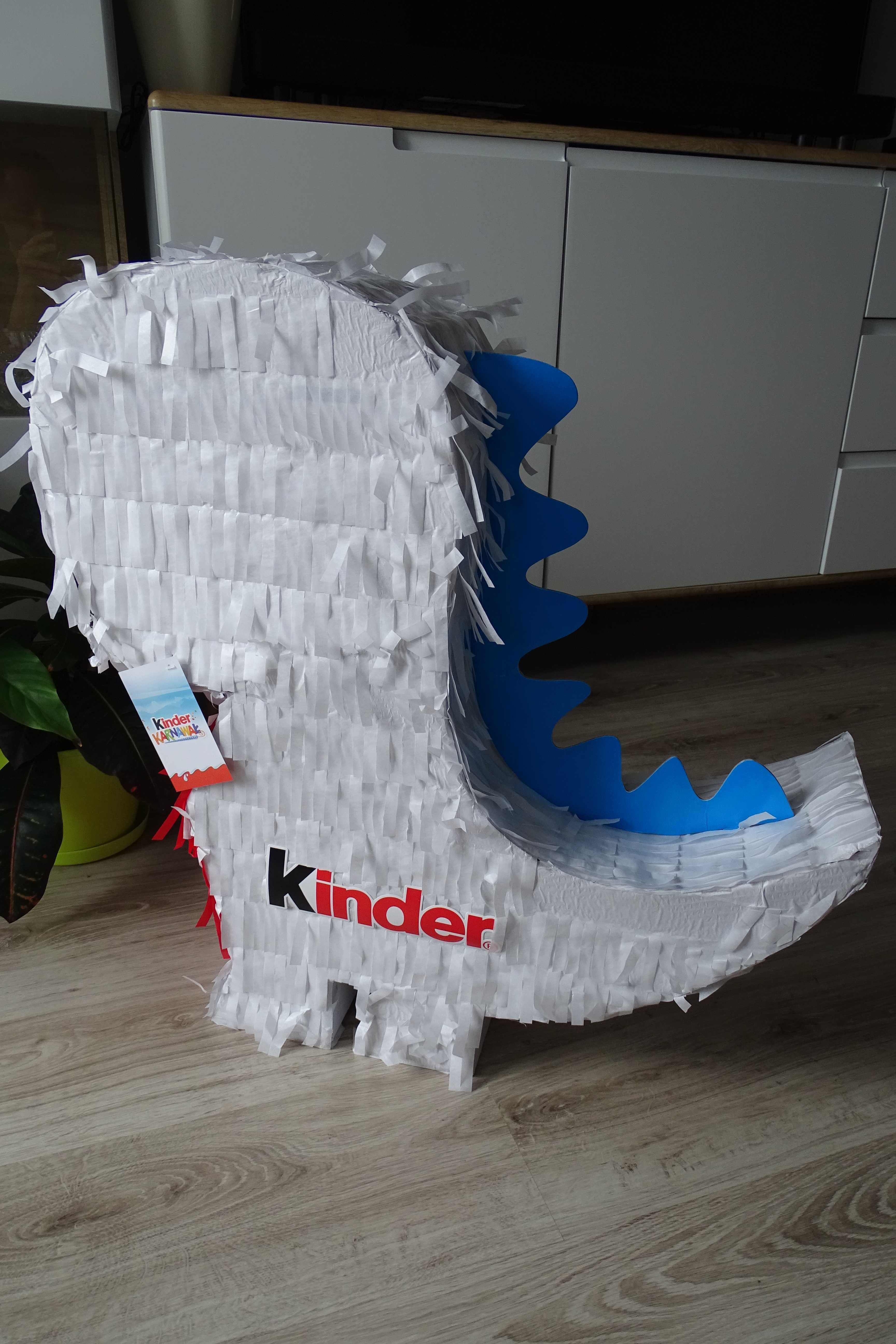 PINIATA Kinder dinozaur + zestaw naklejek