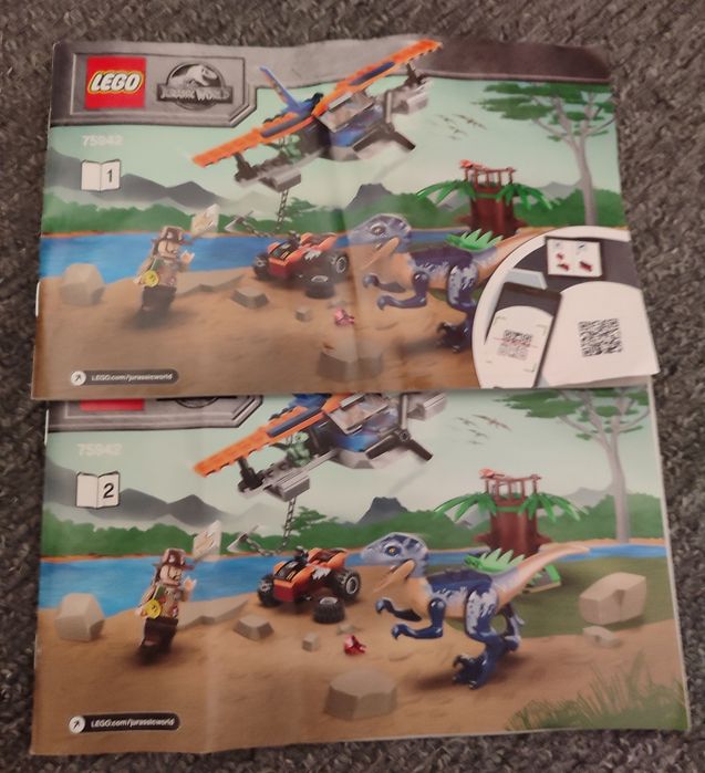 LEGO 75942 Jurassic World Велоцираптор