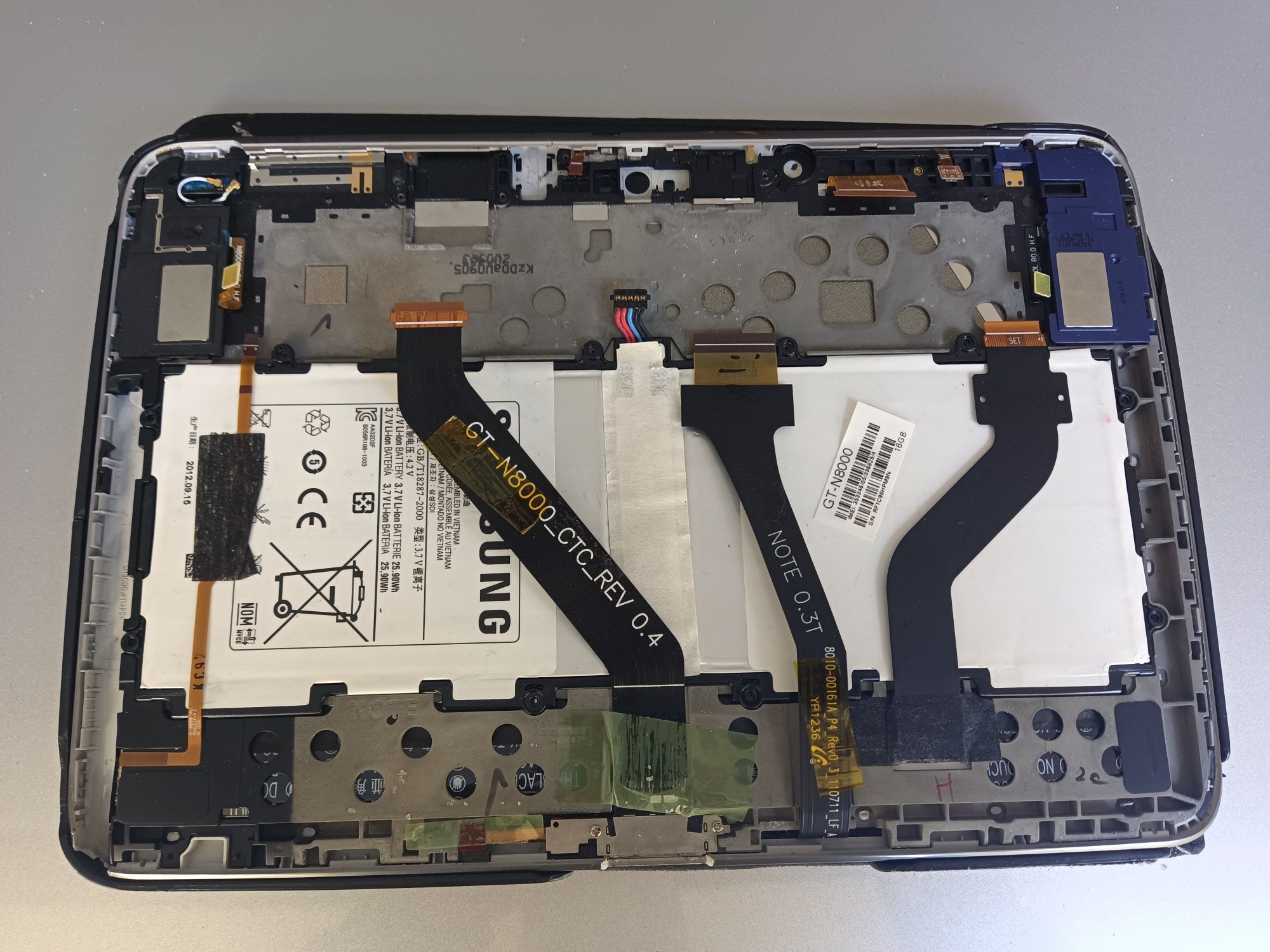 Écran Tablet Samsung Galaxy note10.1
