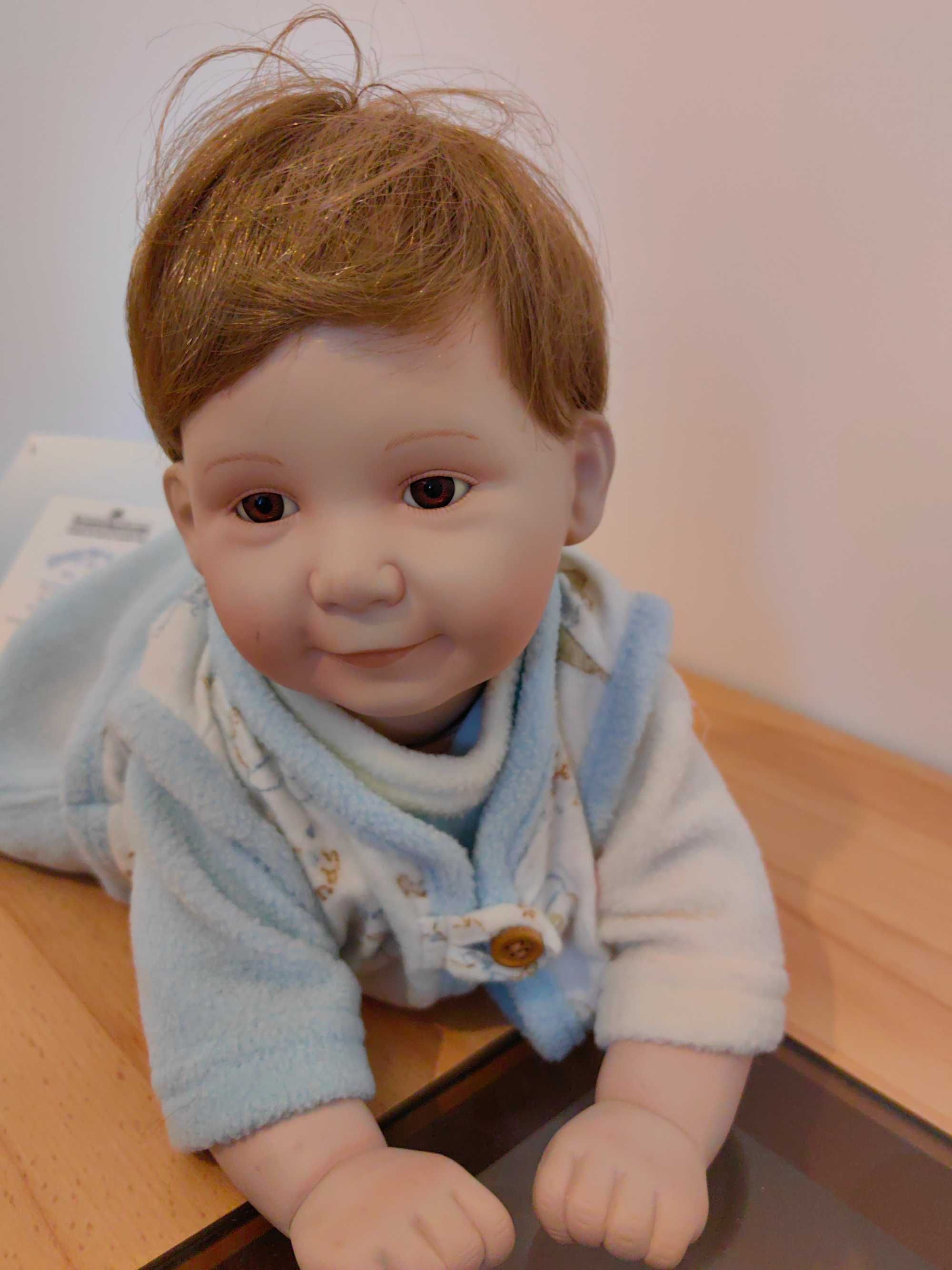 Baby Boy Lalka ceramiczna  Ashton Drake Dolls z certyfikatem