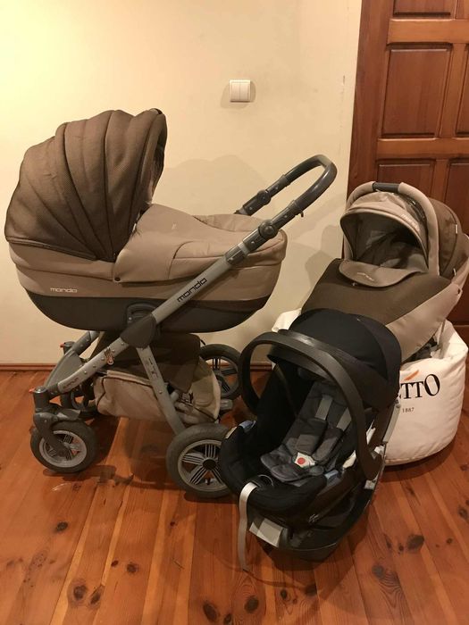 MEGA ZESTAW 4w1 !! Wózek Expander Mondo + Fotelik CYBEX + Baza CYBEX !