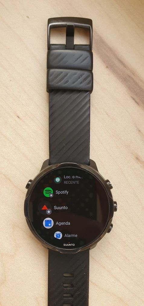 Suunto 7 com wear OS, Spotify, Mapas, Google assistant,  cabo de carre