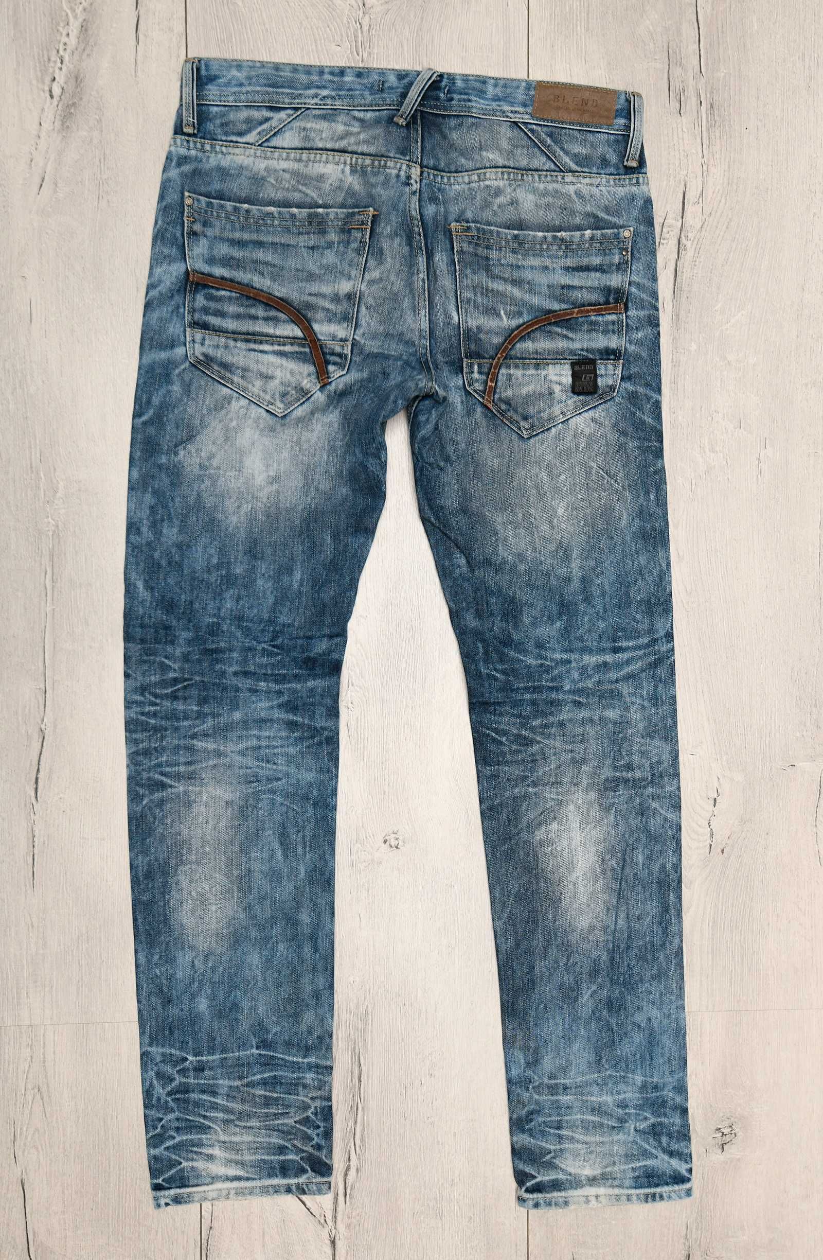 Spodnie jeansowe marki BLEND Twister Slim vintage r.32/34