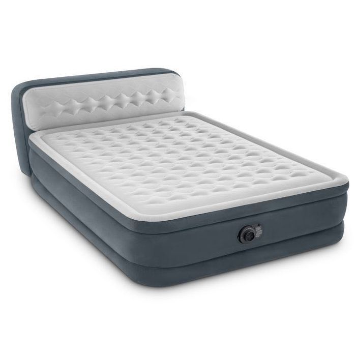 Materac łóżko 236x152 cm z pompką dwuosobowy DELUXE INTEX 64448ND