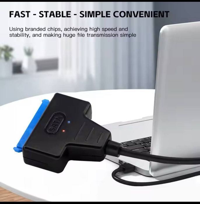 Адаптер Type-C на SATA | Підключення SSD / HDD до ноутбука та ПК