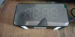 Lustrzane radio zegarek budzik LED bluetooth