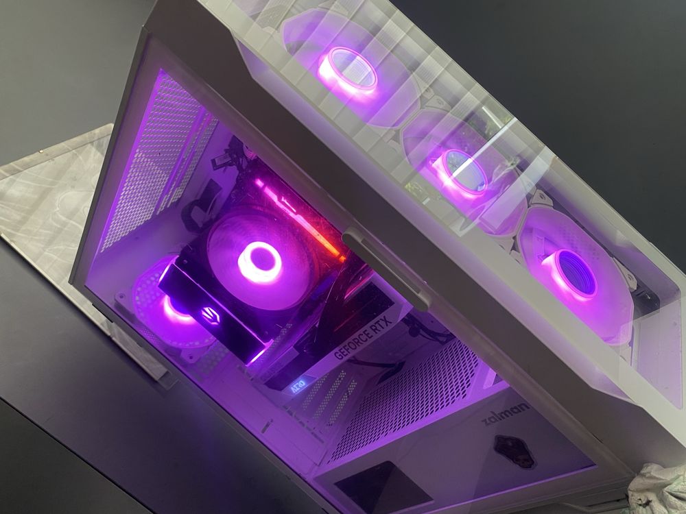 CALY ZESTAW: Komputer Gamingowy 4060TI, Ryzen 5 7500f, fera, led, DDR5