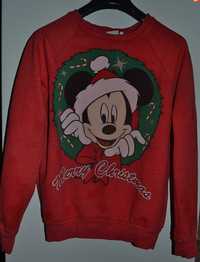 Красная свитер/реглан/кофта Disney с Микки маусом
