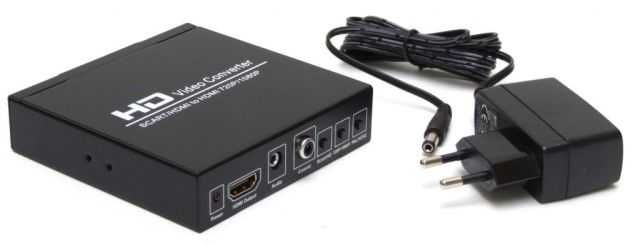 Konwerter Adapter SCART / EURO HDMI Euro na hdmi AMIGA COMMODORE ATARI