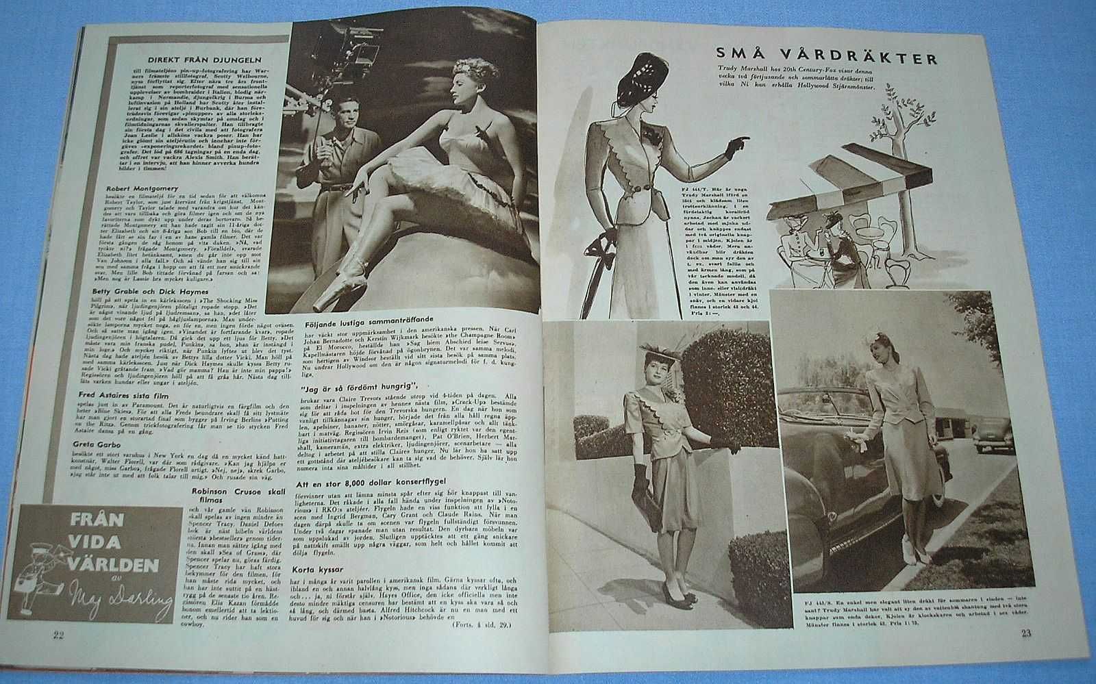 FilmJournalen nr 19 z 12 maja 1946 r. Sally Gray