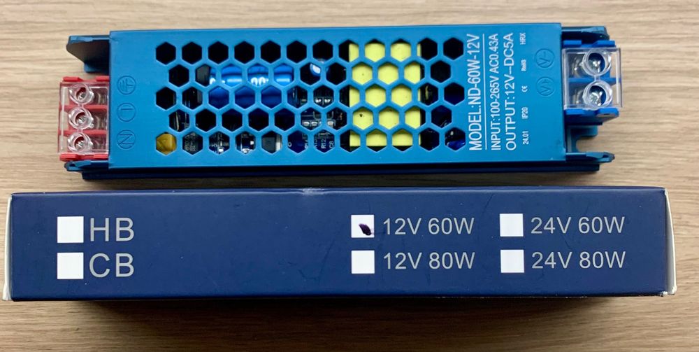 Zasilacz LED Power 12V 60W IP20