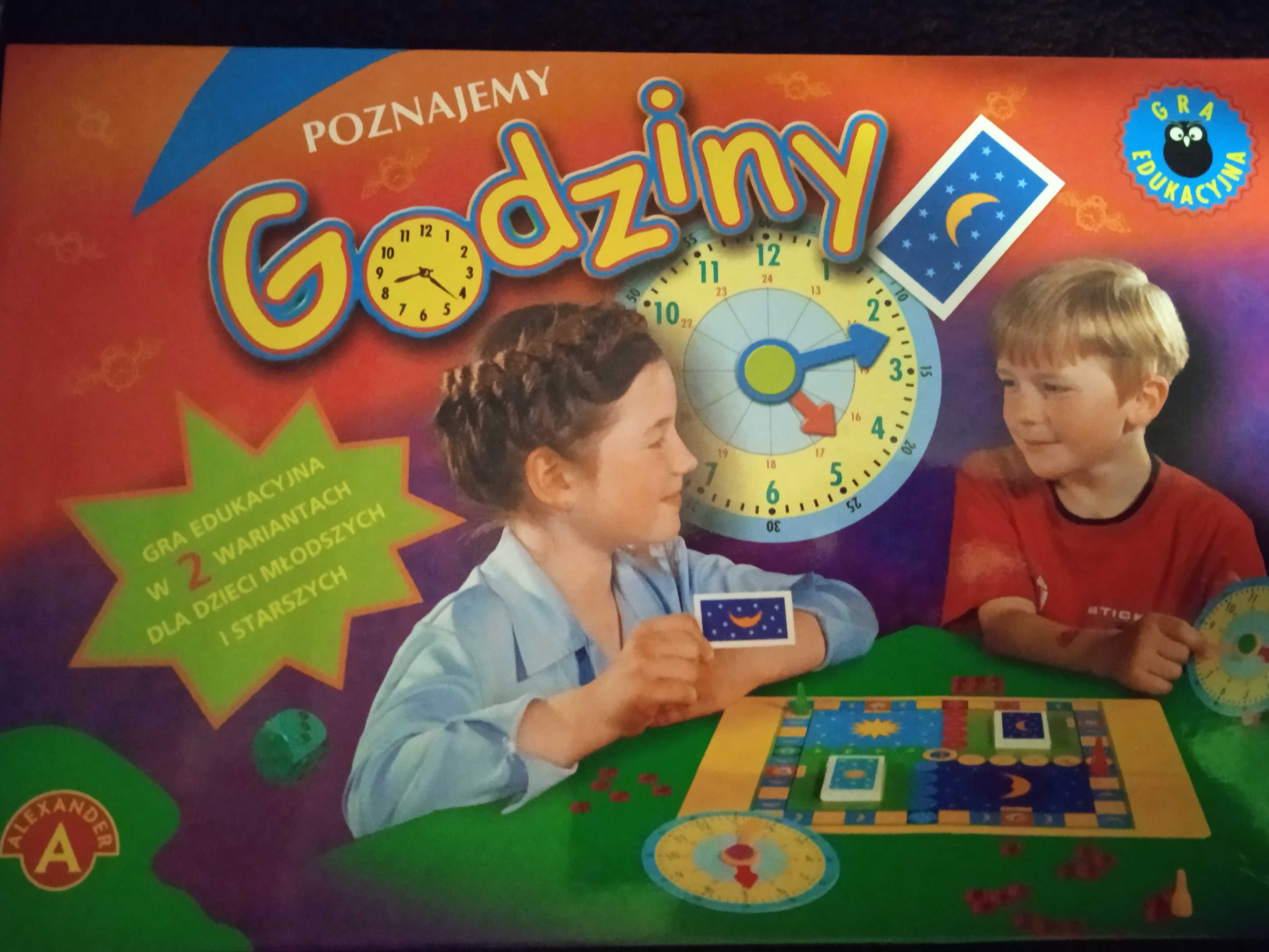 Gra edukacyjna Poznajemy Godziny Alexander + gratis!