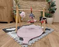 Stojak edukacyjny gimnastyczny drewniany typu Baby Gym