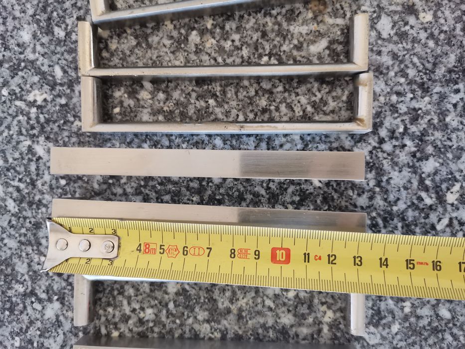 10 puxadores de armário em inox