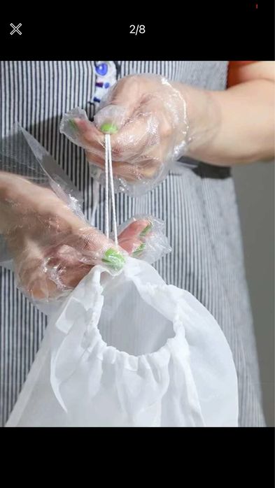 Saco filtro para bebidas vegetais e outras bebidas, novo e embalado