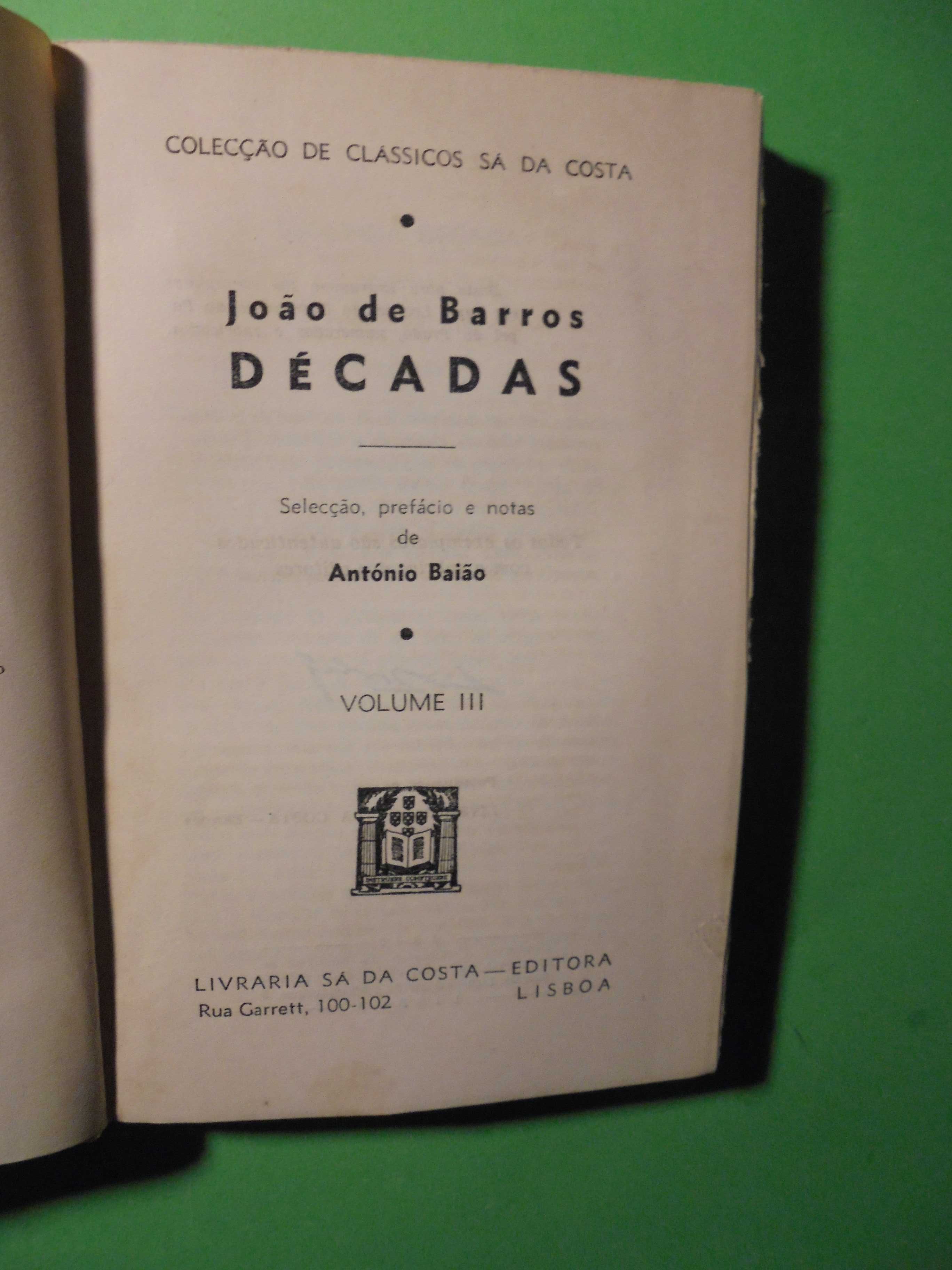 Baião (António);João de Barros-Décadas-Volume III
