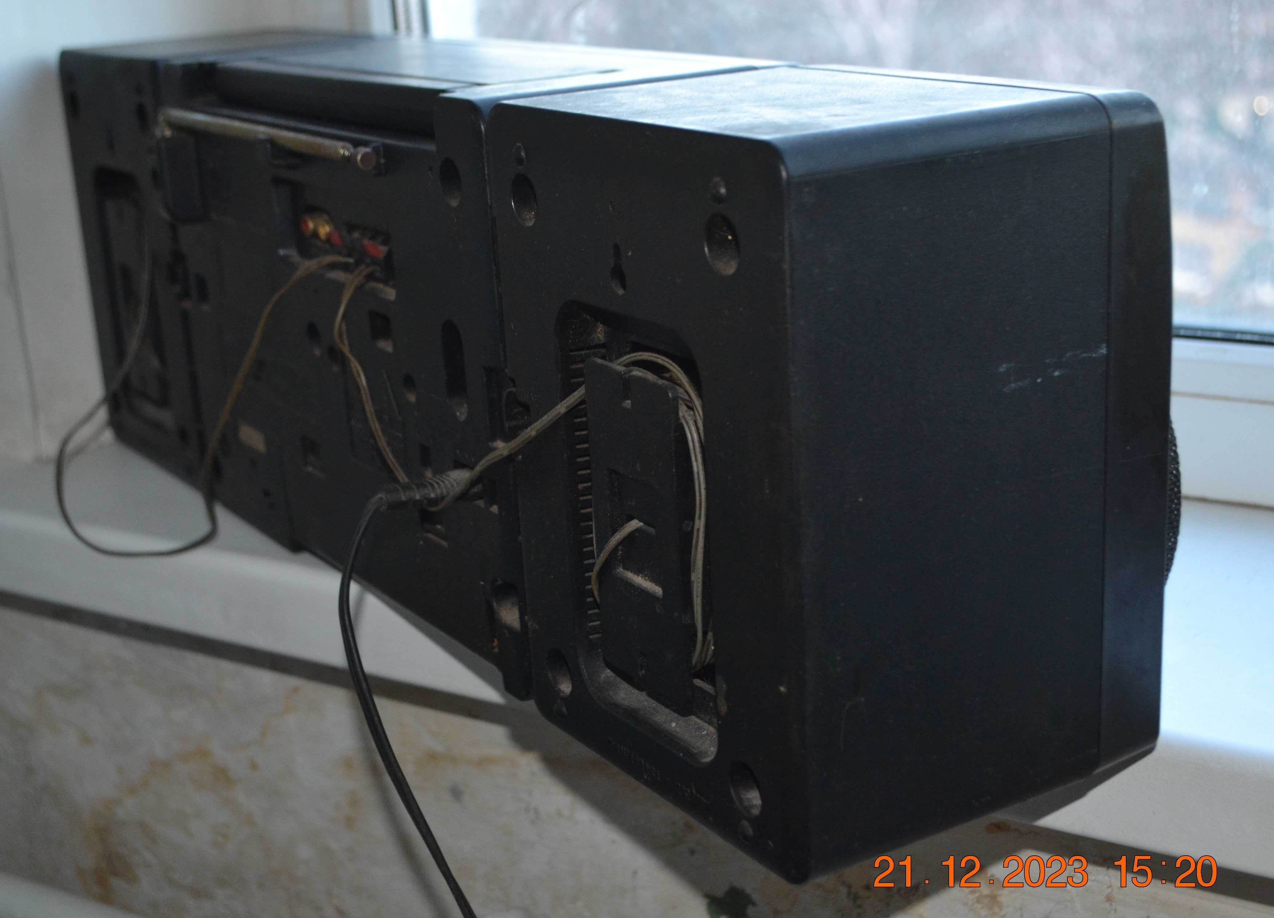 Магнитола кассетная Panasonic Model RX-CT810. Магнитофон двухкассетный