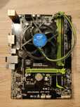 Conjunto Motherboard, CPU, RAM