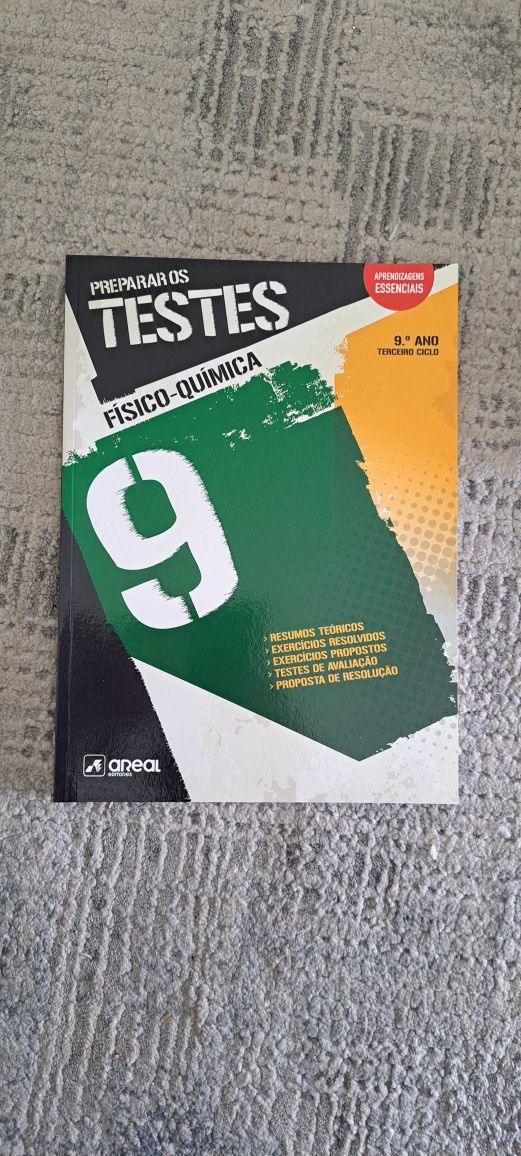 Livro exercícios fisico química 9° Ano